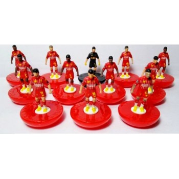 Subbuteo Andrew Table Soccer Liverpool 2019-20 on Classic Hasbro Bases